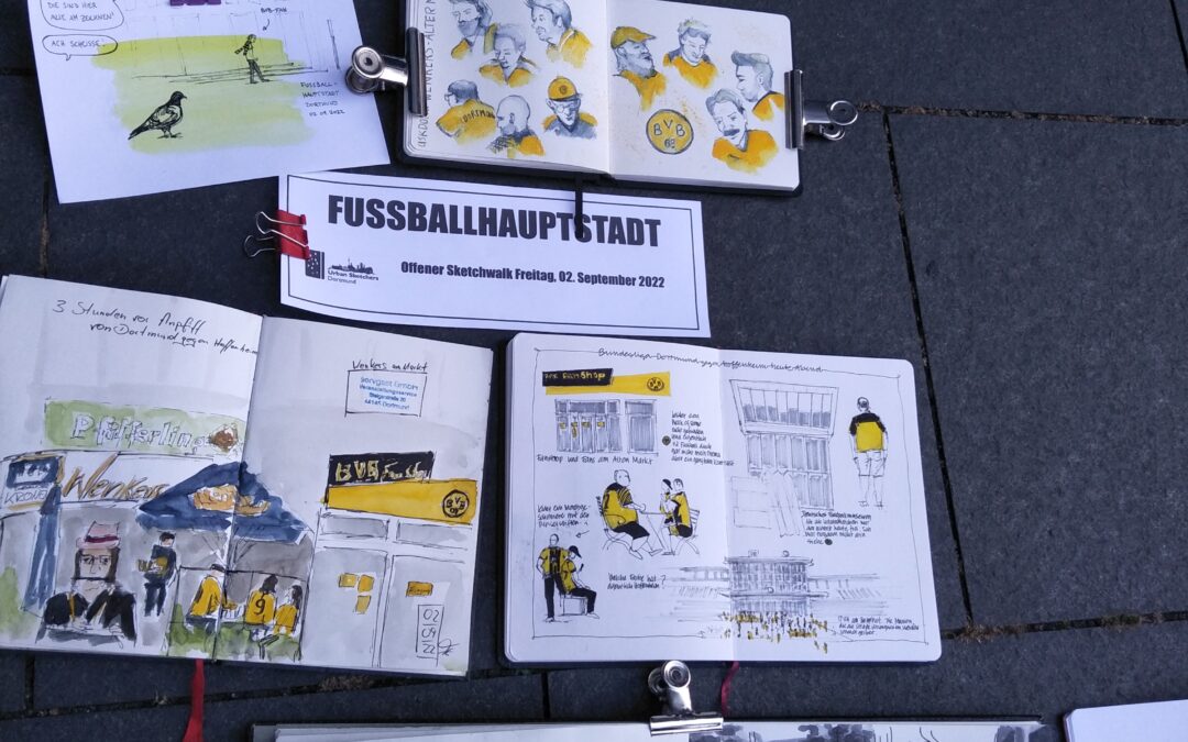 Offener Sketchwalk Fußballhauptstadt